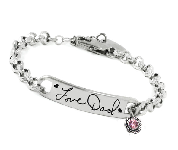 Handwriting Bracelet with Personalized Signature