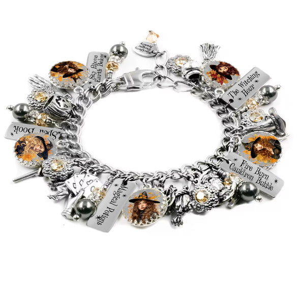 witch charm bracelet