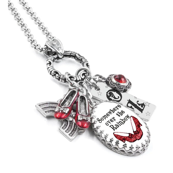 ruby red slipper necklace from the wizard of oZ