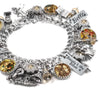 Belle and the Beast Crystal Charm Bracelet
