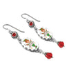 Christmas Earrings with Elf Charms