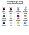 Taurus Horoscope Gemstone Earrings