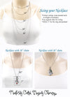 sizing for baby footprint necklace