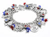 Human Rights charm bracelet