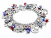 Human Rights charm bracelet