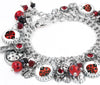 Lucky Ladybug Charm Bracelet