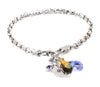 monogram initial bracelet non tarnish stainless