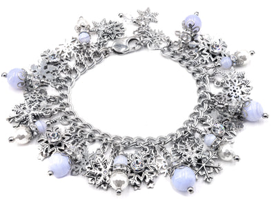 snowflake charm bracelet