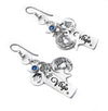 virgo zodiac earrings