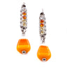 Crystal Corn Candy Earrings