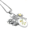 yellow daisies necklace