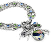 Tinkerbell Crystal Charm Bracelet