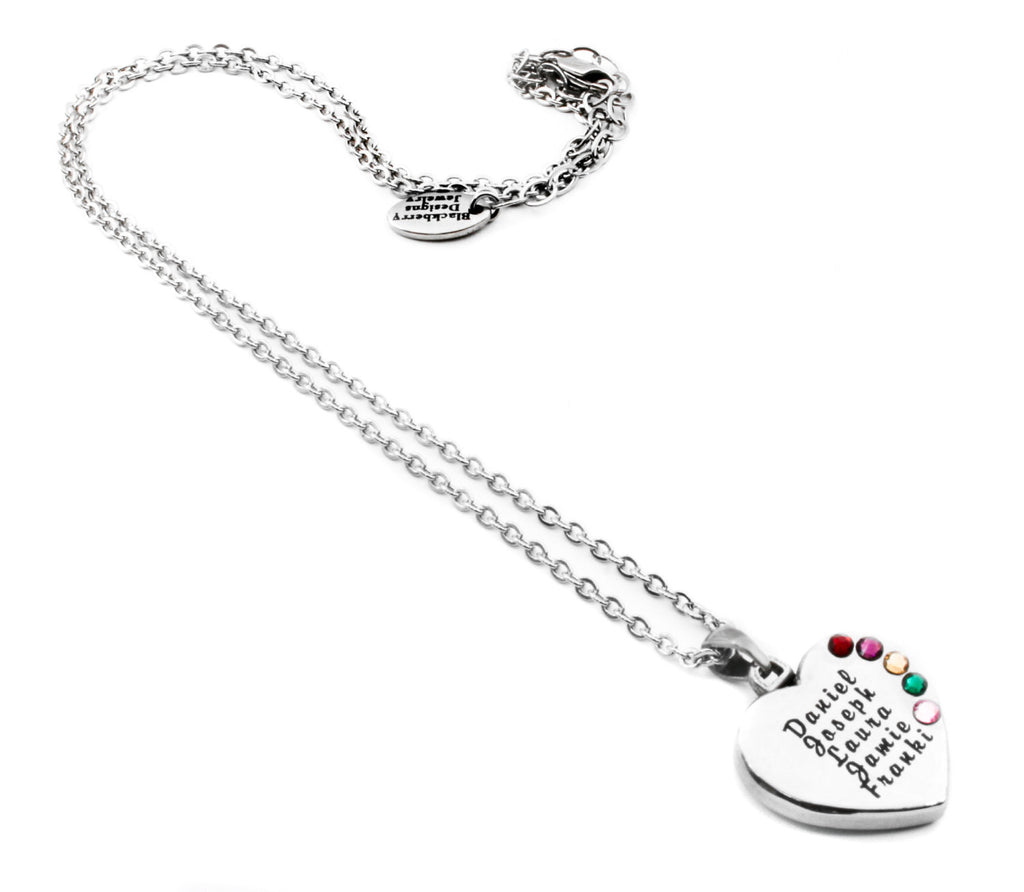 Mother's Gifts, Personalize Jewelry with Childrens Names, Birthstone