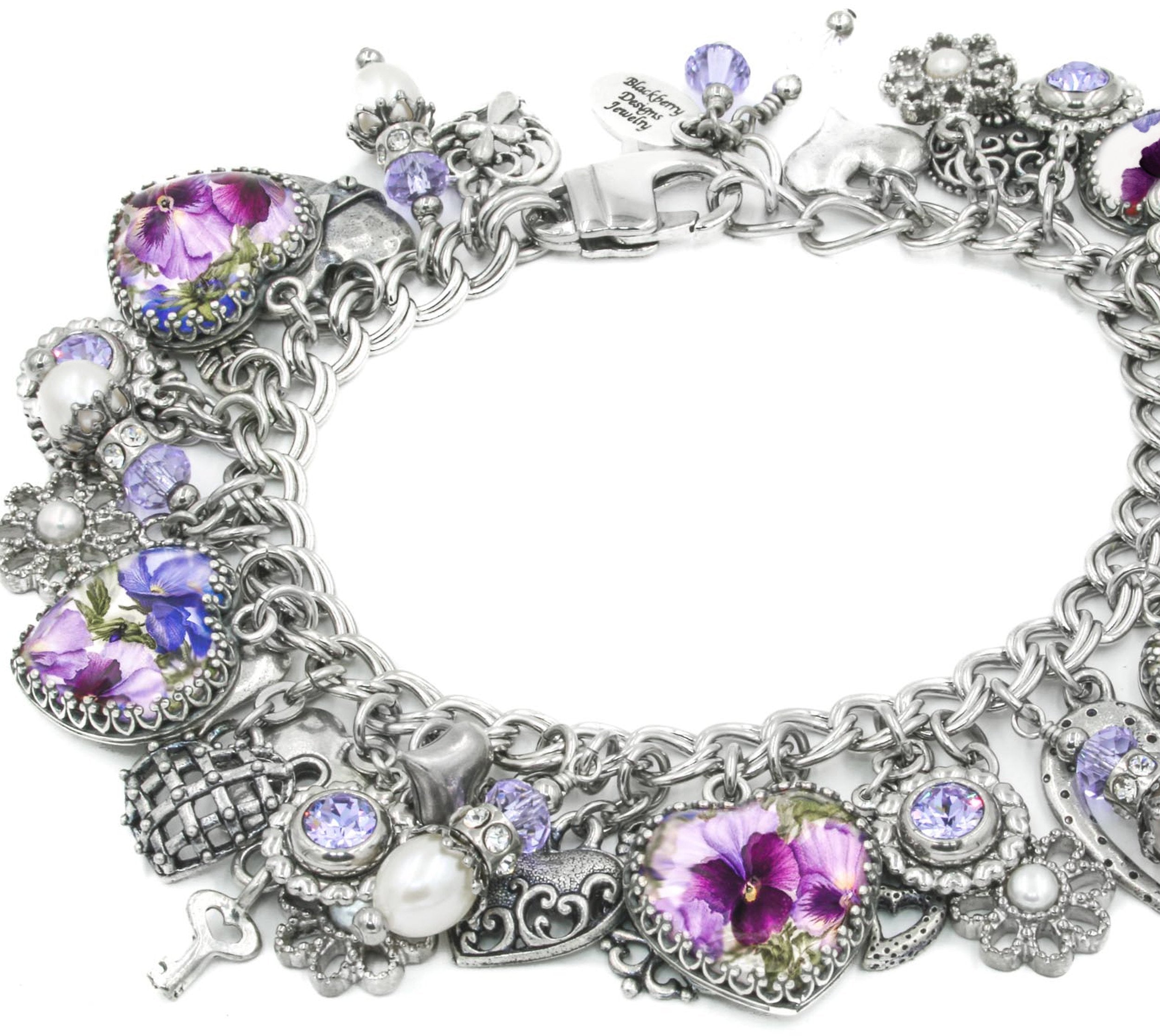 Purple Charm Bracelet purple-charm-bracelet