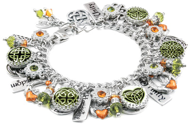 Irish charm bracelet Claddagh