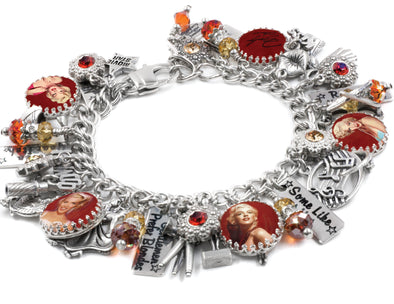 marilyn monroe charm bracelet