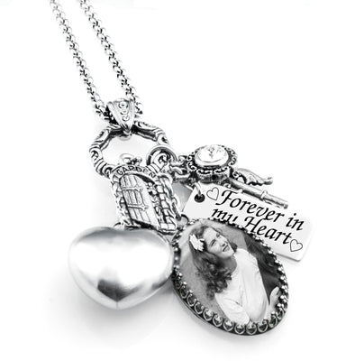 memorial necklace with urn