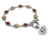 Engraved Crystal Birthstone Bracelet